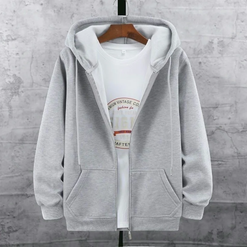 

Мужской кардиган на молнии Fce Lined Spor, повседневный свободный крой, весна-осень-зима, теплый свитер цвета Jaet