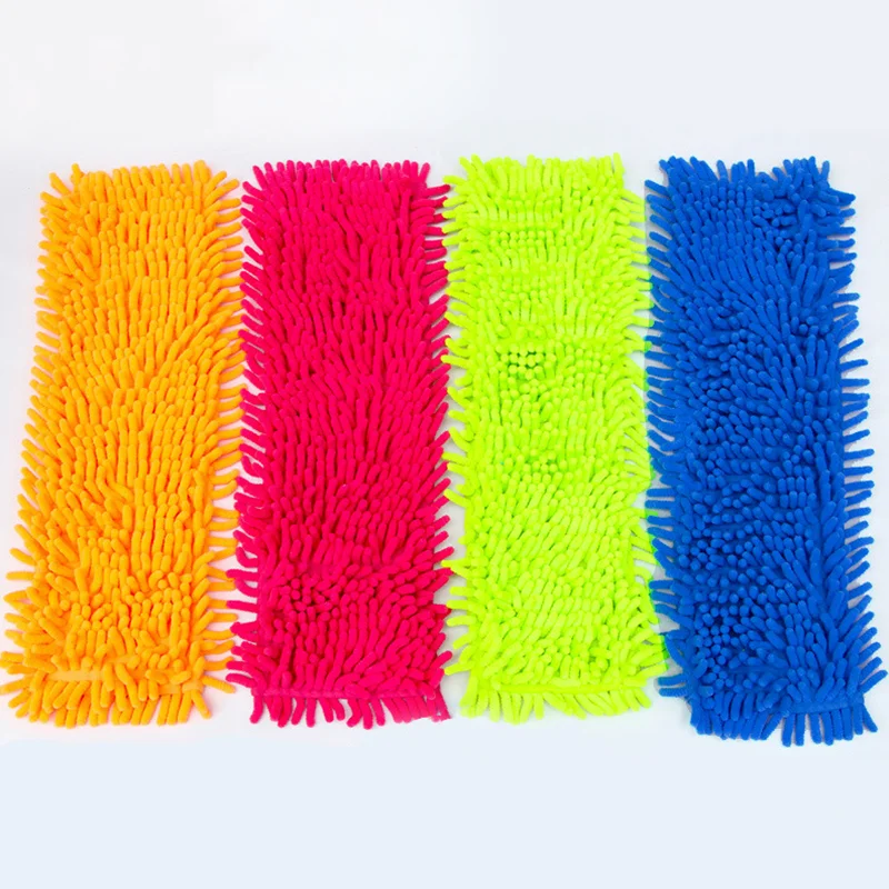 Mop Home Cleaning Pad Replacement Cloth Coral Velet Replacement Mop Pad Paste Cloth Cover Home Floor Mophead Cleaner Accessories