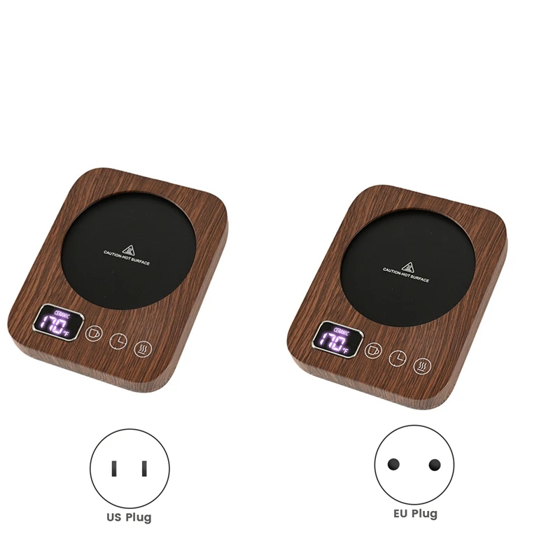 Smart Coffee Mug Warmer,Wax Candle Warmer Plate With Timer, Electric Coffee Warmer With Auto Shut Off 15 X 12 X 2.5Cm