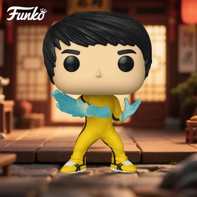 

Genuine Edition FUNKO POP Bruce Lee Anime Action Figure Desktop Decoration Ornament Model Toys Assembly Collectible Model