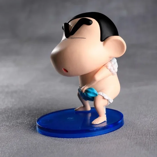 Nowe 8cm Figurki Anime Crayon Shin-Chan Seria Q-versja Lalka Dekoracja Samochodu Figurki Model Zabawki dla Dzieci Prezenty dla Fanów