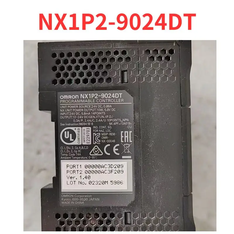 

90% новый ПЛК NX1P2-9024DT протестирован нормально
