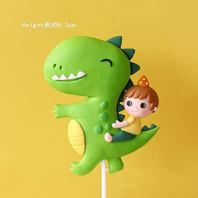 Cute Dinosaur Birthday Caketopper Happy One 123st Birthday Dinosaur Party Cake Decor Happy Dino Birthday Caketopper Kids Favor