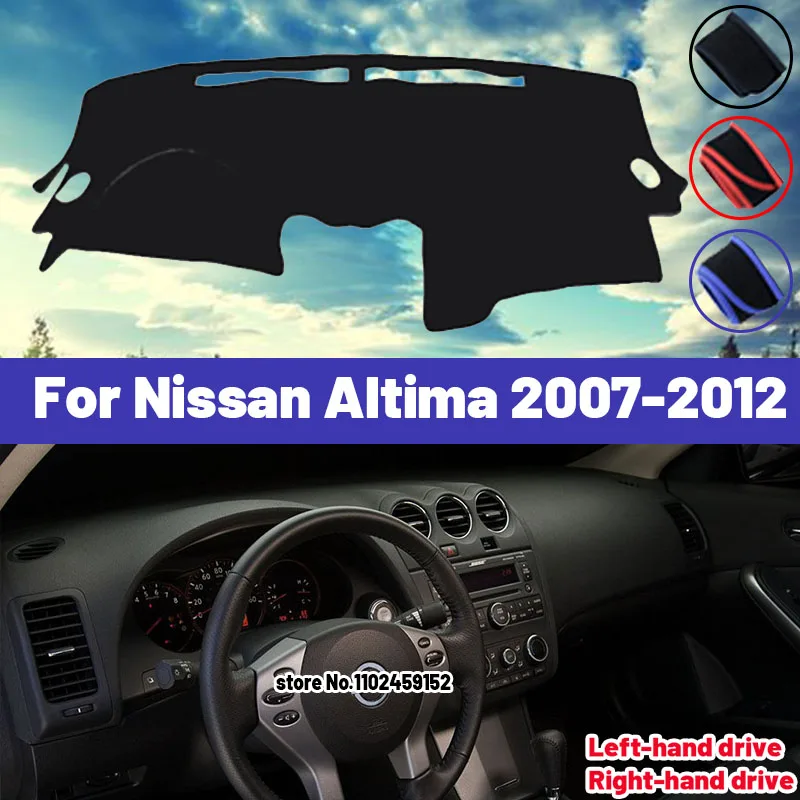 High Quality For Nissan Altima 2007 2008 2009 2010 2011 2012 Car Dashboard Cover Mat Sun Shade Avoid Light Pad Carpets Anti-UV