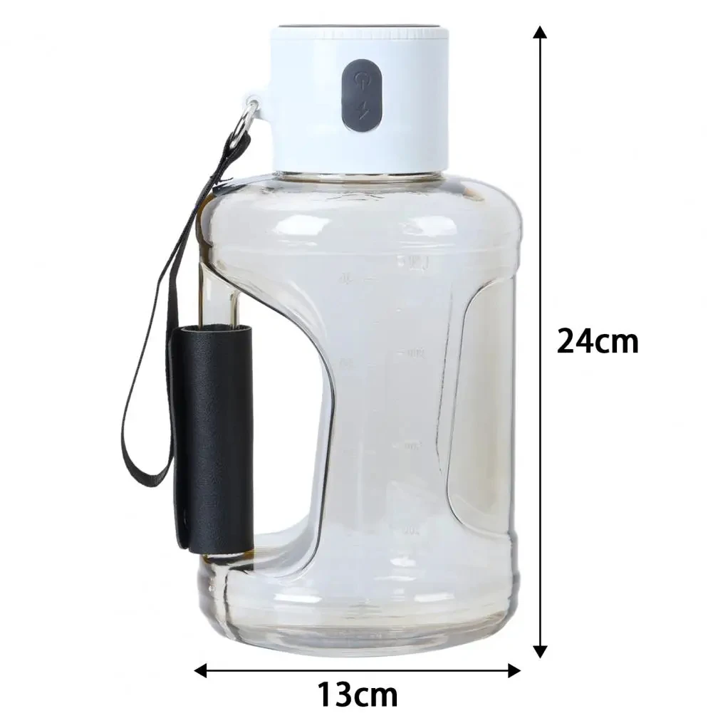 1.5l Sport Waterstof Waterfles 1800Mah Oplaadbare Spe + Pem Waterstof Water Generator Handgreep Moleculaire Waterstof Water Cup