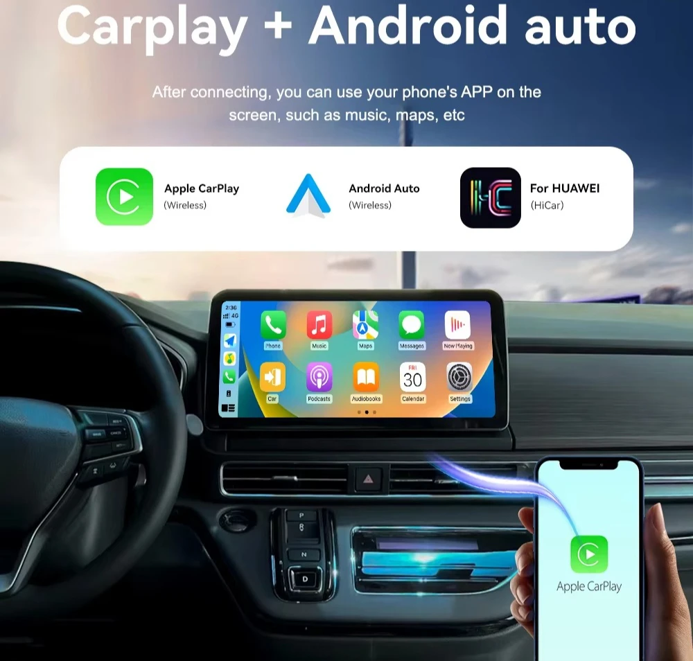 For Odyssey 2022-2024 Car Android Navigation Touch Screen Built-in DSP Sound Carplay Head Unit Car Multimedia Player