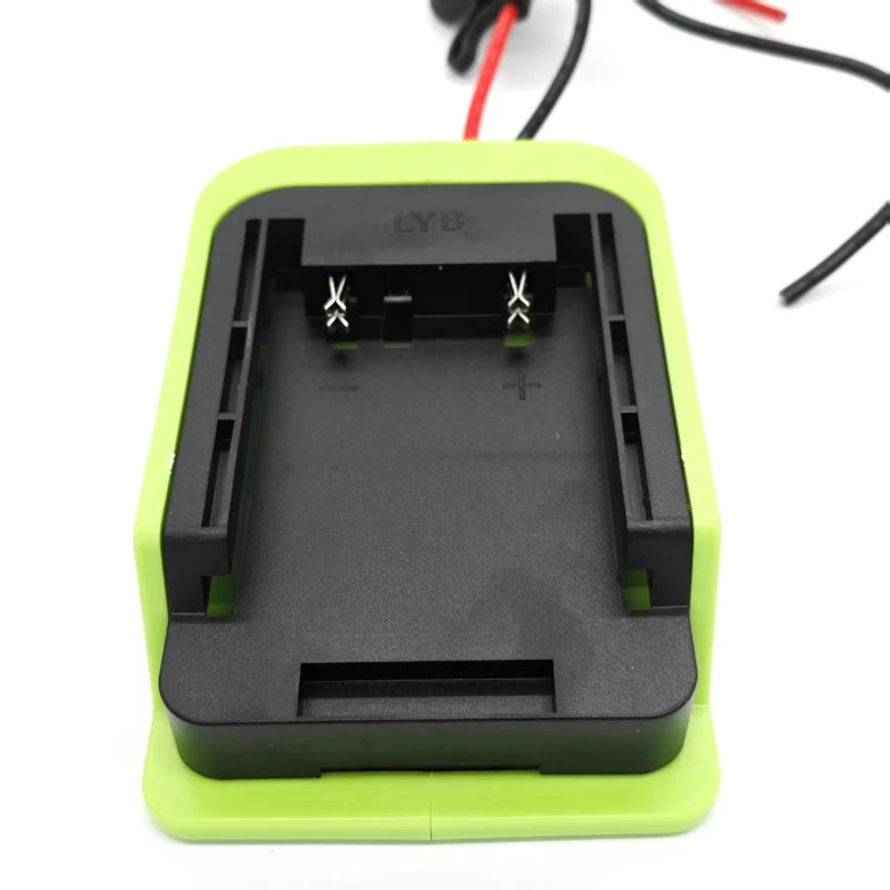 DIY Power Connector Portable Power Wheel Adapter Compatible for RYOBI 40V Lithium Batteries for DIY Robots with Fuse and Switch