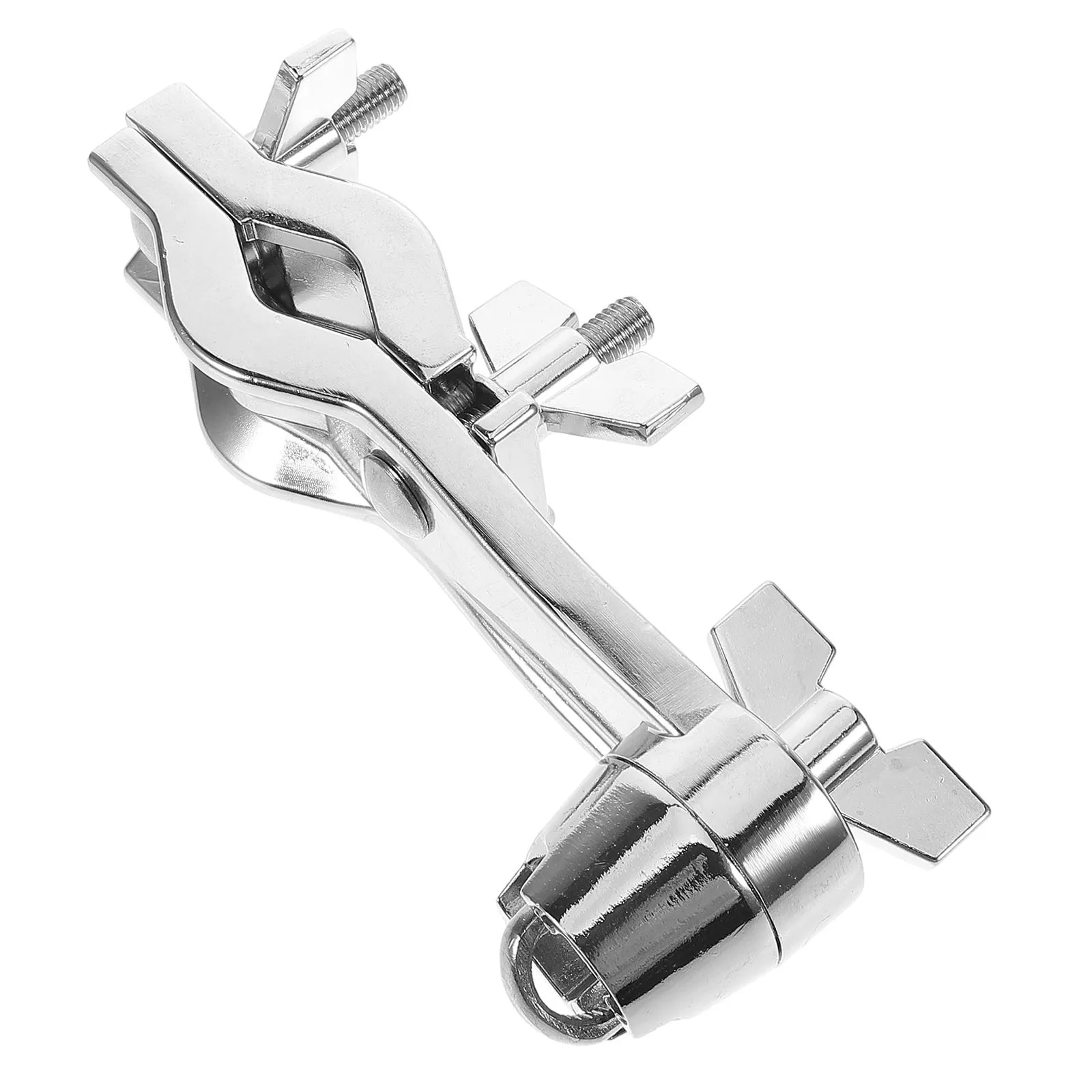 

Cow Bell Clamp Cowbell Mount Connecting Clip Clipping Fixing Silver Extension Holder