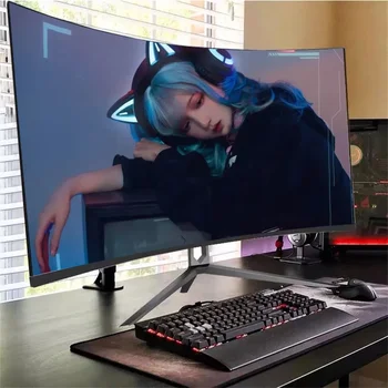 Aotesier 공장 Oem 24 27 32 인치 LCD 모니터, 144hz 165hz 240hz PC 디스플레이, 4K 2K Nereus 모든 가격 범위 곡선 게임 모니터 
