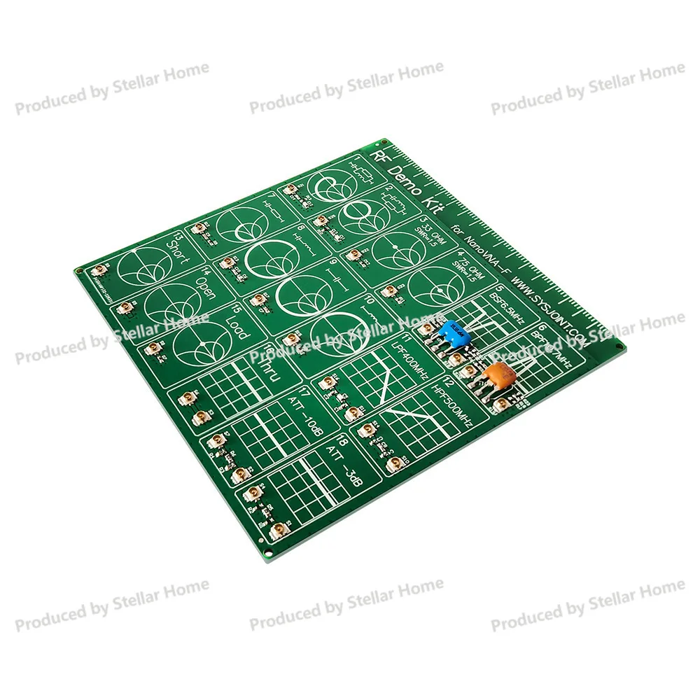 RF Demo Kit NanoVNA RF Test Board Vector Test Filter Attenuator Calibration Board