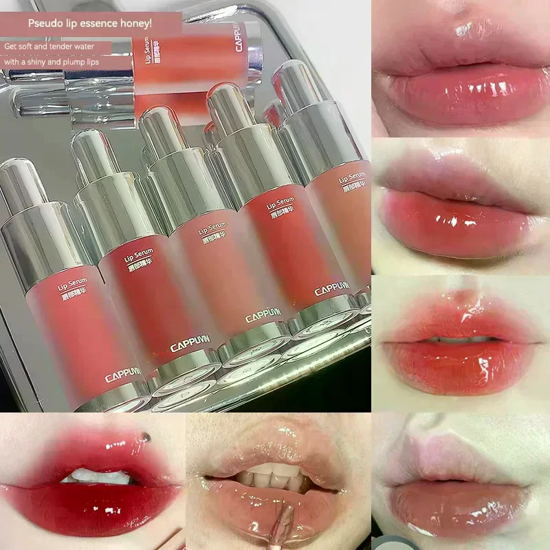 カプチーニ ベビーボトル リップグロス 保湿ミラー ノンスティッキー仕上げ グラスエフェクト リップグロス ゼリーのような唇に ライト ロングラスティング