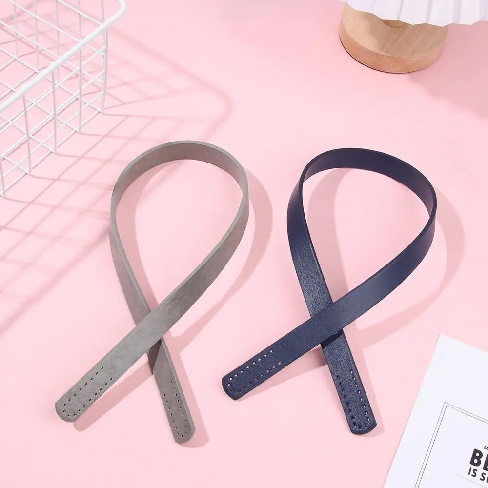 2 個 Pu レザー女性ガールズバッグハンドル DIY 交換ハンドルショルダーバッグストラップハンドバッグベルトバッグアクセサリー