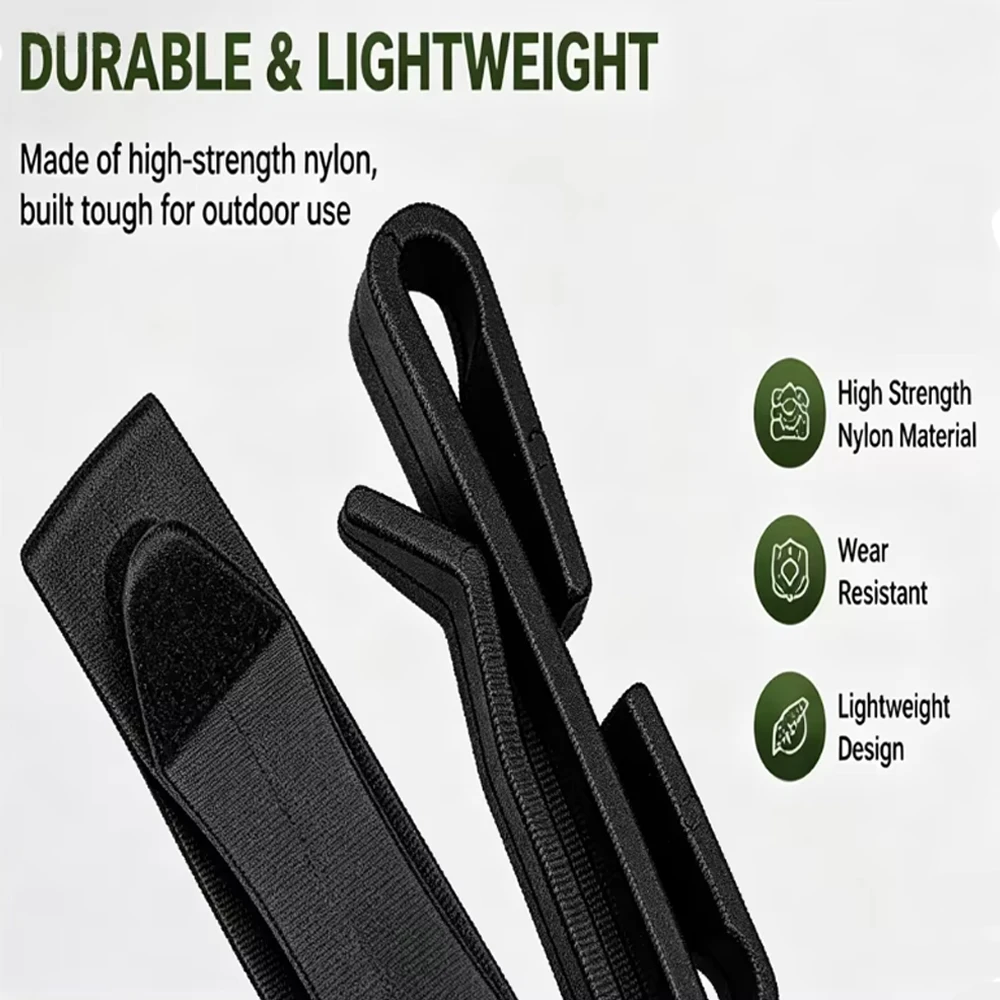 10-50Pcs/Pack Quick Slip Keeper Buckle End Clip Slider Black For Molle Tactical Backpack Adjusting Strap Webbing 15-38mm