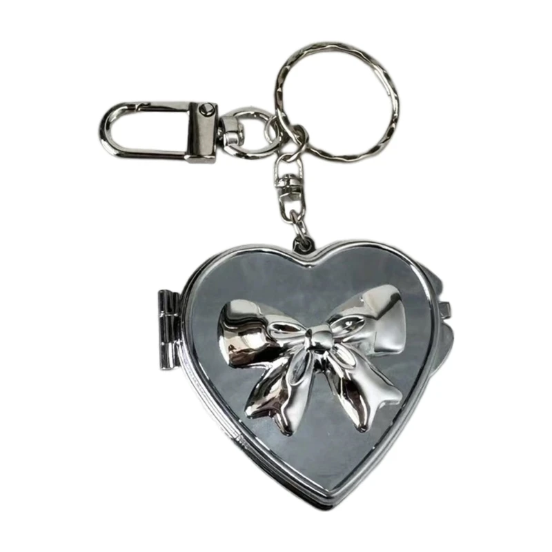 Lovely Heart Pendnat Hangable Accessory with Bowknot Detail for Special Gifts