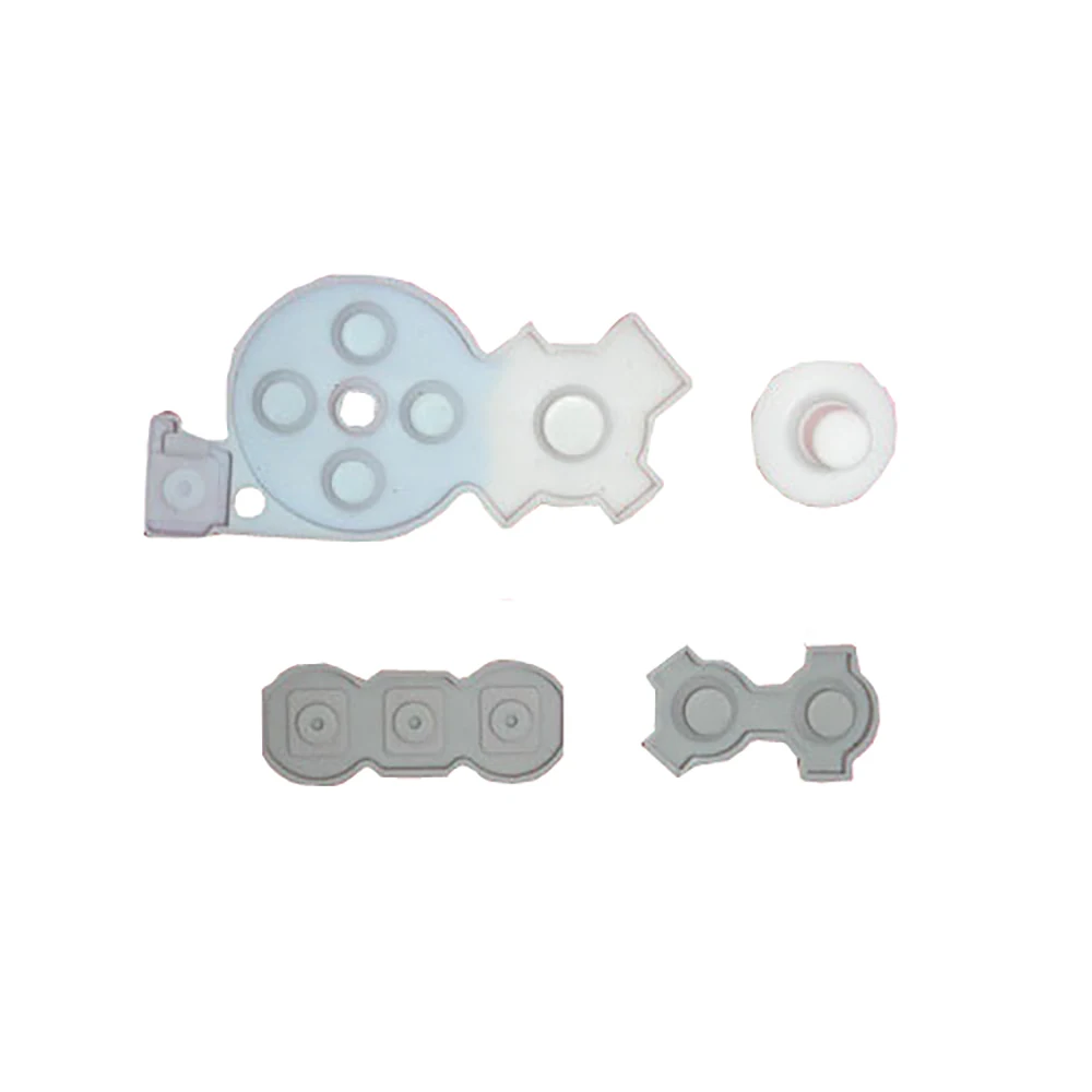 OSTENT Soft Silicone Conductive Rubber Button Pads Set Replacement Part Contact Pads for Nintendo Wii Remote Controller