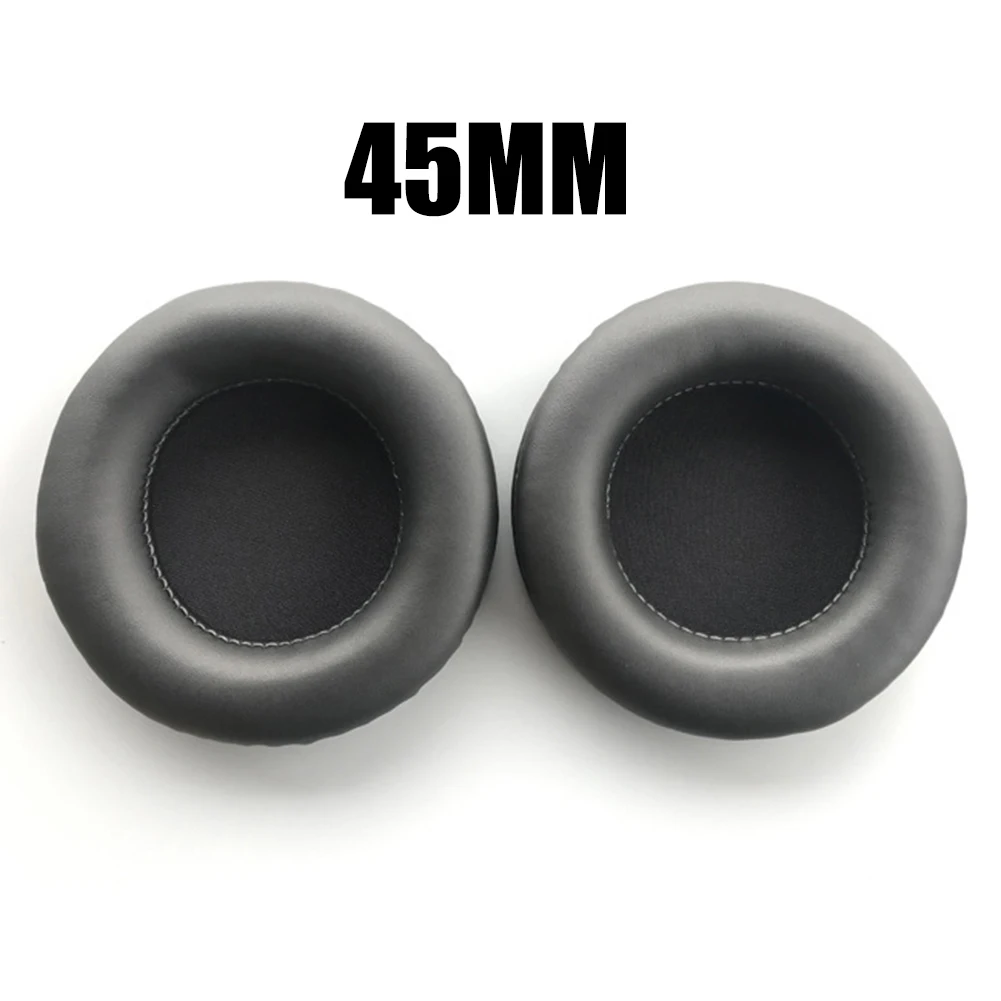 

Premium Quality Replacement Ear Pads With Soft Sponge Memory Foam And Wet PU Leather Cover Available In Black And White!