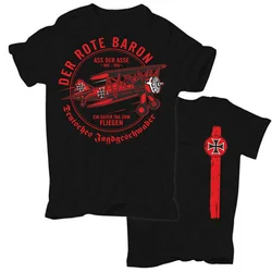 Summer Cotton Short Sleeve O-Neck Mens T Shirt New S-5XL WWI German Air Force The Red Baron T-Shirt. oversized graphic Funny