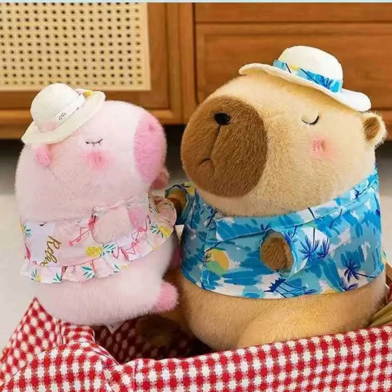 Pequeno pato amarelo anel de natação estilo verão esportes boneca puffer boneca de pelúcia bonito brinquedos criativos surpresa presente aniversário