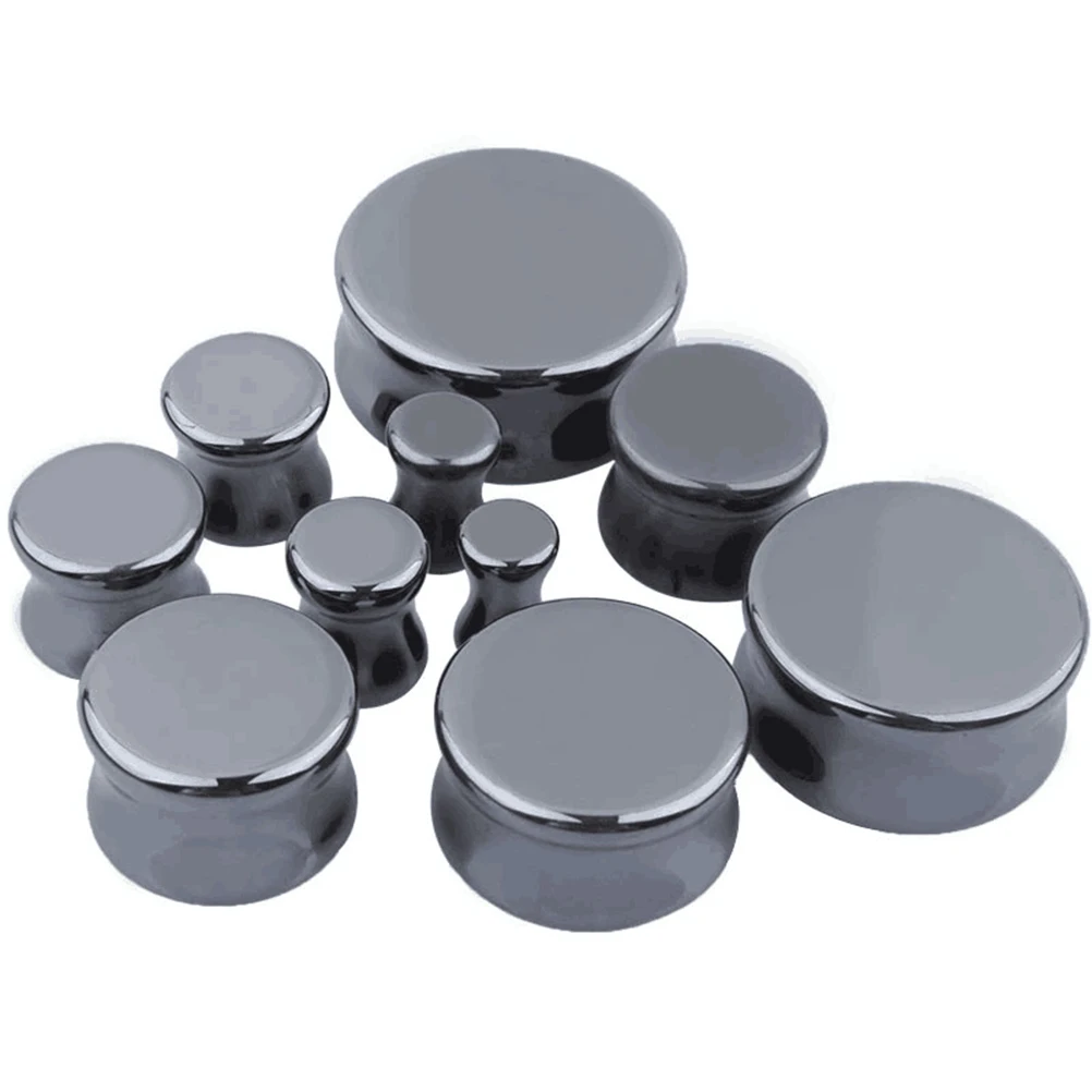 

Stone Ear Expansions Fashionable Piercing Plugs Tunnel Gauges Body Jewelry Safe Material Non Irritant Wedding Gifts