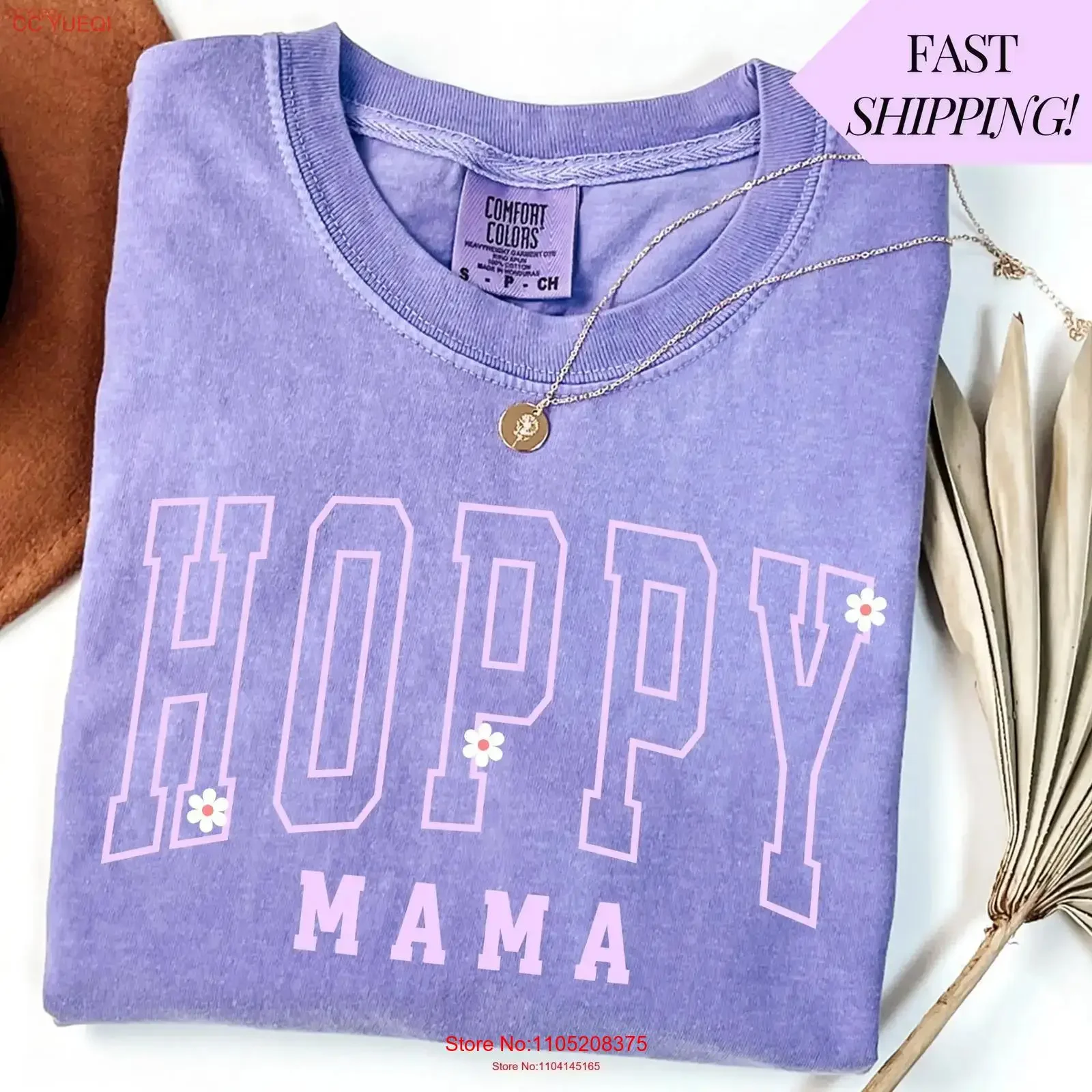 

Easter Mom T Shirt Spring Bunny Holiday Pastel Colors Egg Hunt Apparel Cute for Mama vintage Washed streetwear