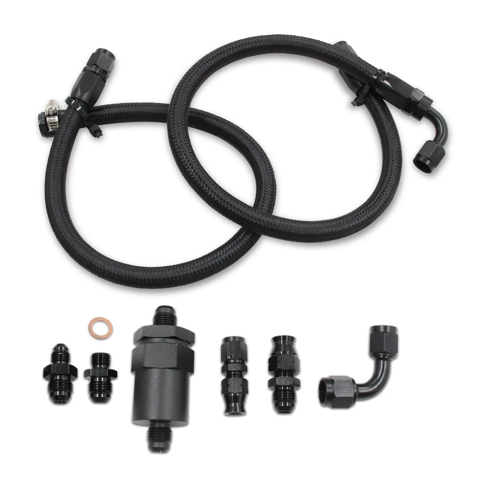 K Series Tucked Fuel Line Kit For Honda Civic Integra Feed Return Line K20 K24