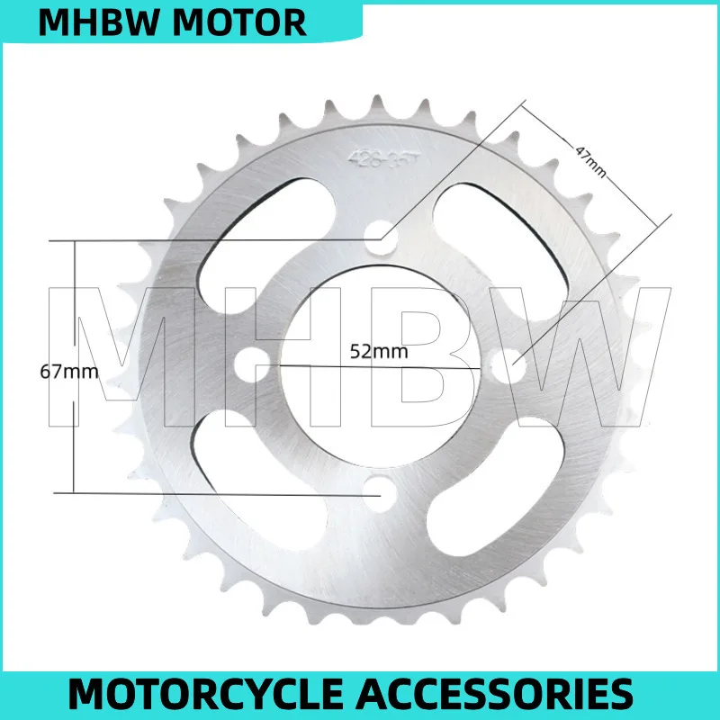 Modified Rear Sprocket 35 / 40 Teeth for Qssuzuki Qs110-2