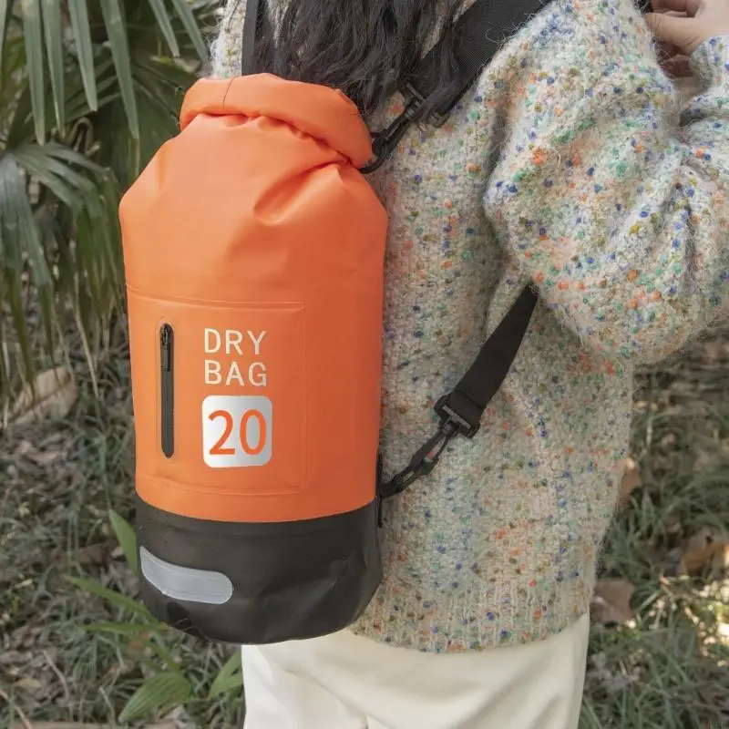 

20L Dry Bag with Adjustable Shoulder Strap Water Proof Bag Dry Packs Water Proof Pack Sacks for Swimming Rafting Diving 69HD
