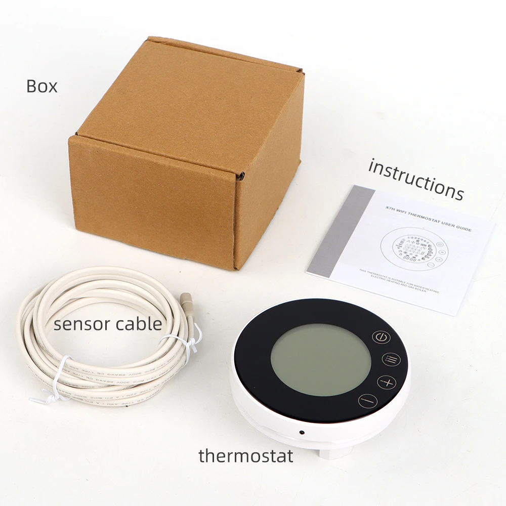 Tuya WiFi Thermostat 110/220v Electric Floor Heating Controller Smart Life Thermoregulator For Warm Floor Temperature Sensor