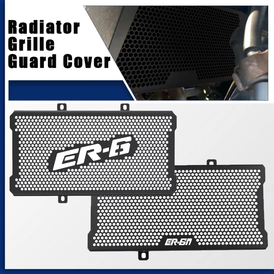 

For Kawasaki ER6N ER-6N Ninja 650 ER6F 2013 2014 2015 2016 Radiator Guard Grille Cover Protector Accessories Cooler Protection