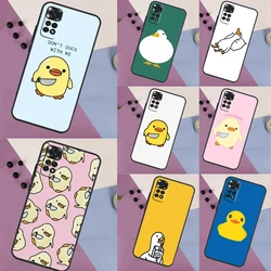 Cartoon Duck Knife Case For Xiaomi Redmi Note 11 8 9 10 12 Pro 12S 11S 10S 9S Redmi 12 9C 10C 12C 13C Cover