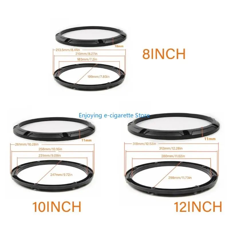 Lautsprecher-Abstandsringe ABS für 210 mm/258 mm/312 mm Grille Trim Repair Use Y4QF – Detail 6