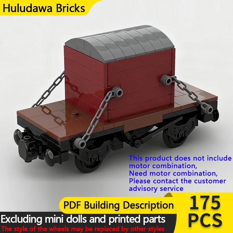 

Модель городской автомобиль MOC, строительные кирпичи, британский рельсовый контейнер, плоская модульная технология, детские праздничные подарки, сборка игрушек, костюм