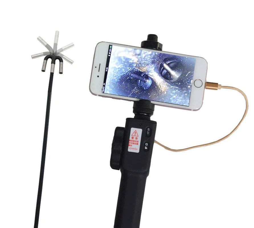 New arrivals hd video borescope 5.5 mm handheld industrial diagnostic machine for all cars wireless snake endoscope