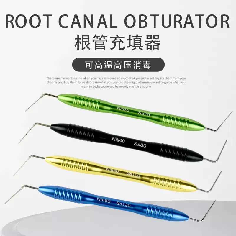 

Dental Gutta Percha Filler Oral Root Canal Filler Endodontic Hand Plugger Vertical Pressure Device Dentistry Fill Instrument