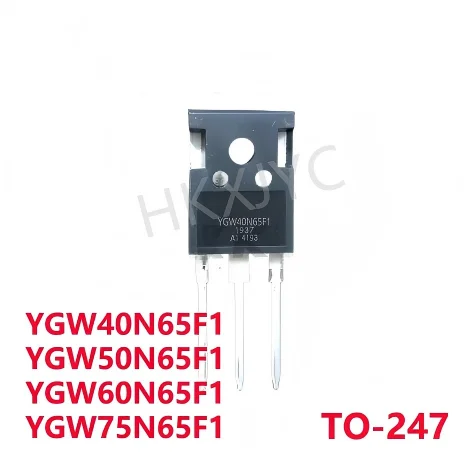 5/PCS New YGW40N65F1 YGW50N65F1 YGW60N65F1 YGW75N65F1 40N65 50N65 60N65 75N65 TO-247 IGBT field effect tube In Stock