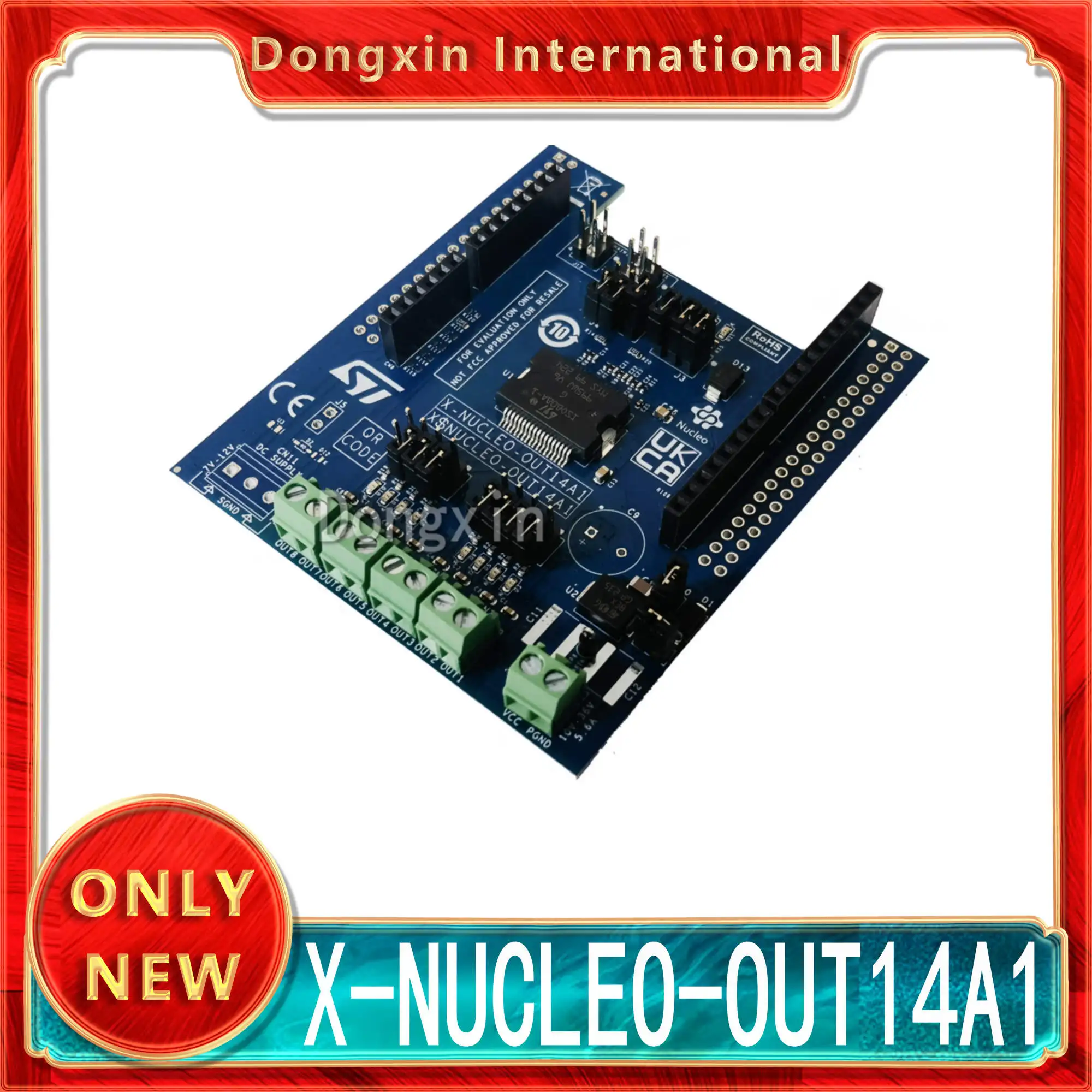 Original X-NUCLEO-OUT14A1 based on ISO808A-1 industrial digital output expansion board, spot