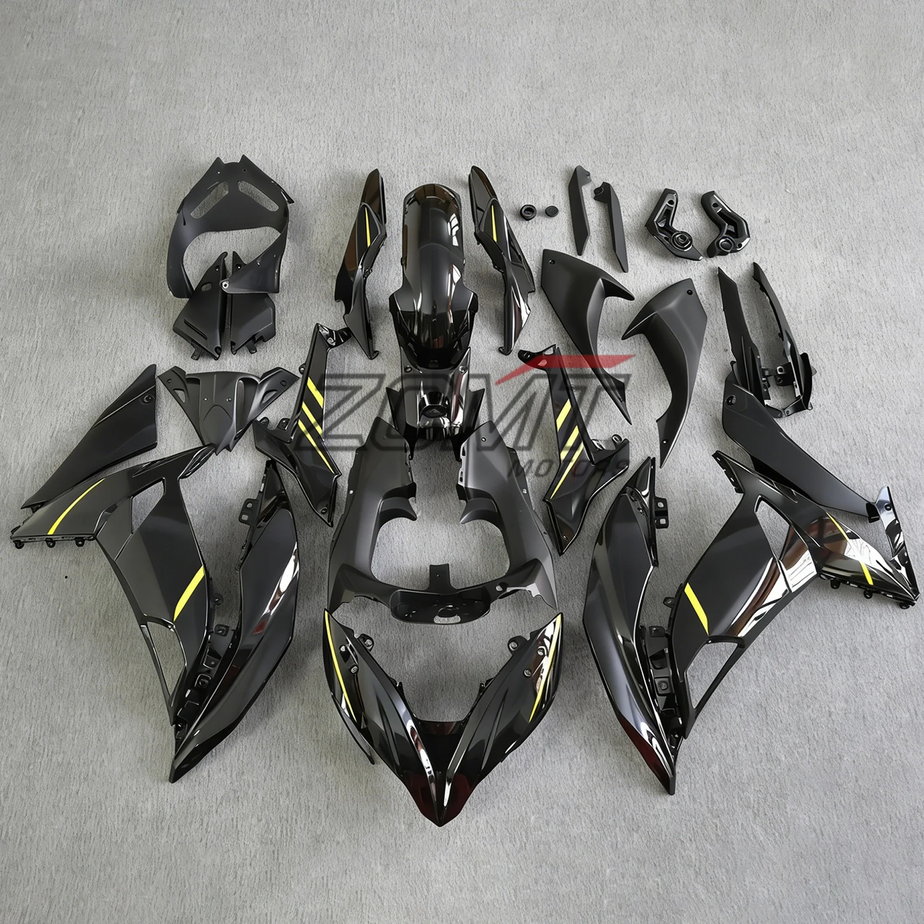 Motorcycle full Fairing Kit fit For KAWASAKI ZX650 ER6F 2017 2018 2019 bodywork whole fairings kits 4