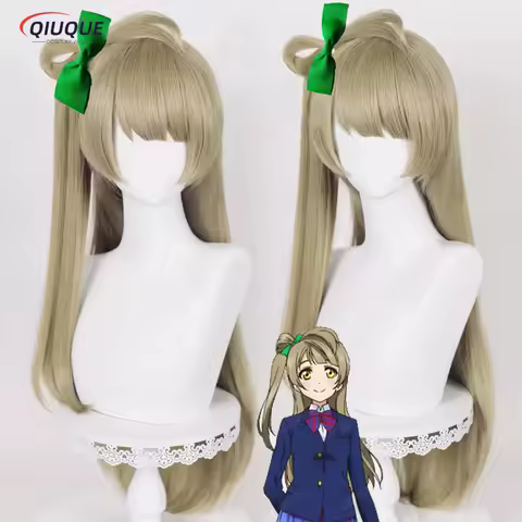 Anime LoveLive! Love Live Kotori Minami Cosplay Wig 80cm Long Linen Heat Resistant Synthetic Hair Party Wigs + Free Wig Cap