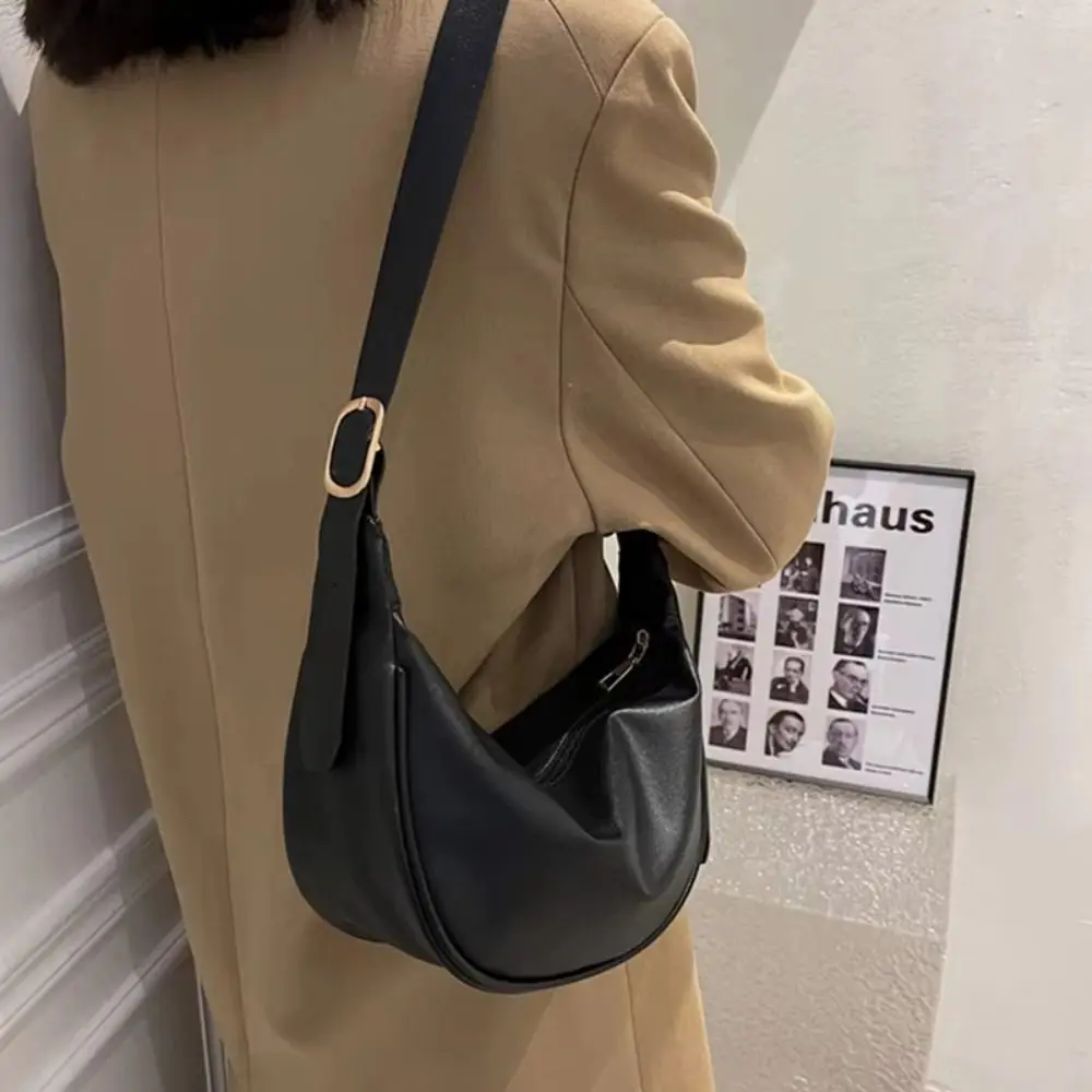 

Messenger Bag Lightweight Crossbody Bag Casual Vintage Dumpling Bag Korean Style Large Capacity Shoulder Bag Dating