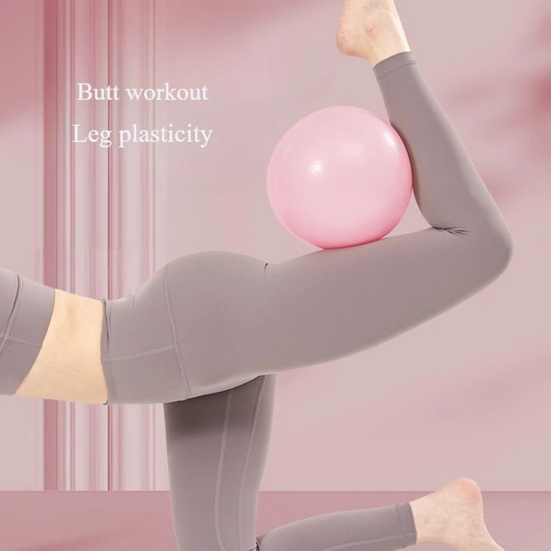 النساء رياضة اليوغا كرة لياقة بدنية سماكة نوع المضادة للانفجار قطر 25 سنتيمتر بيلاتيس تجريب كرة صغيرة نحت الساقين والوركين