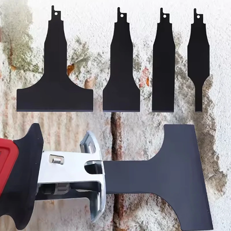 Reciprocating Saw Scraper Blade Saber Shovel Scraping Tool 10/30/50/100mm For Removing Tile Grout Glue Wall Putty