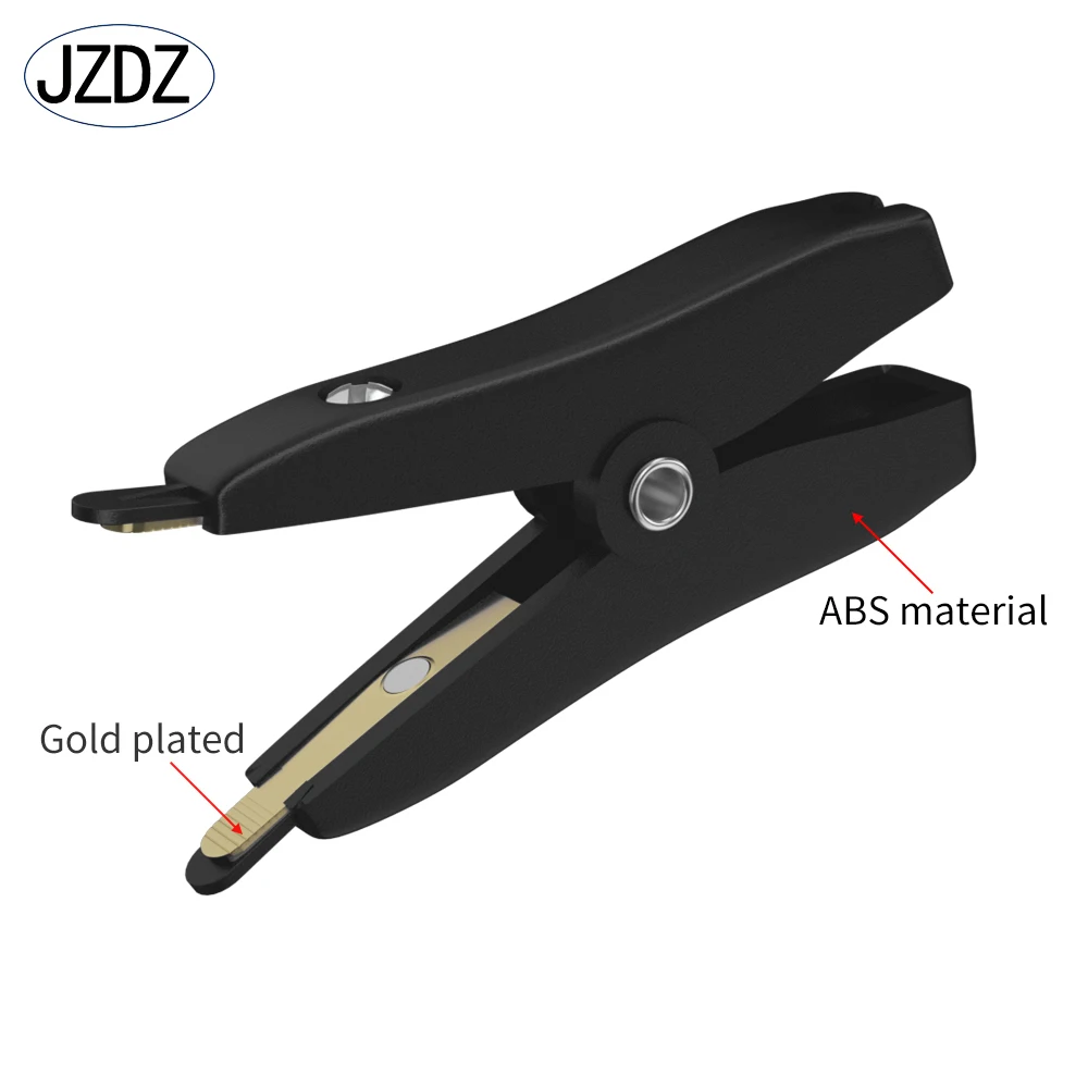 JZDZ 100CM Insulated BNC Male to Dual Kelvin  Alligator Clip Low Loss Coaxial Cable Test Lead Connector for Oscilloscope J.70050