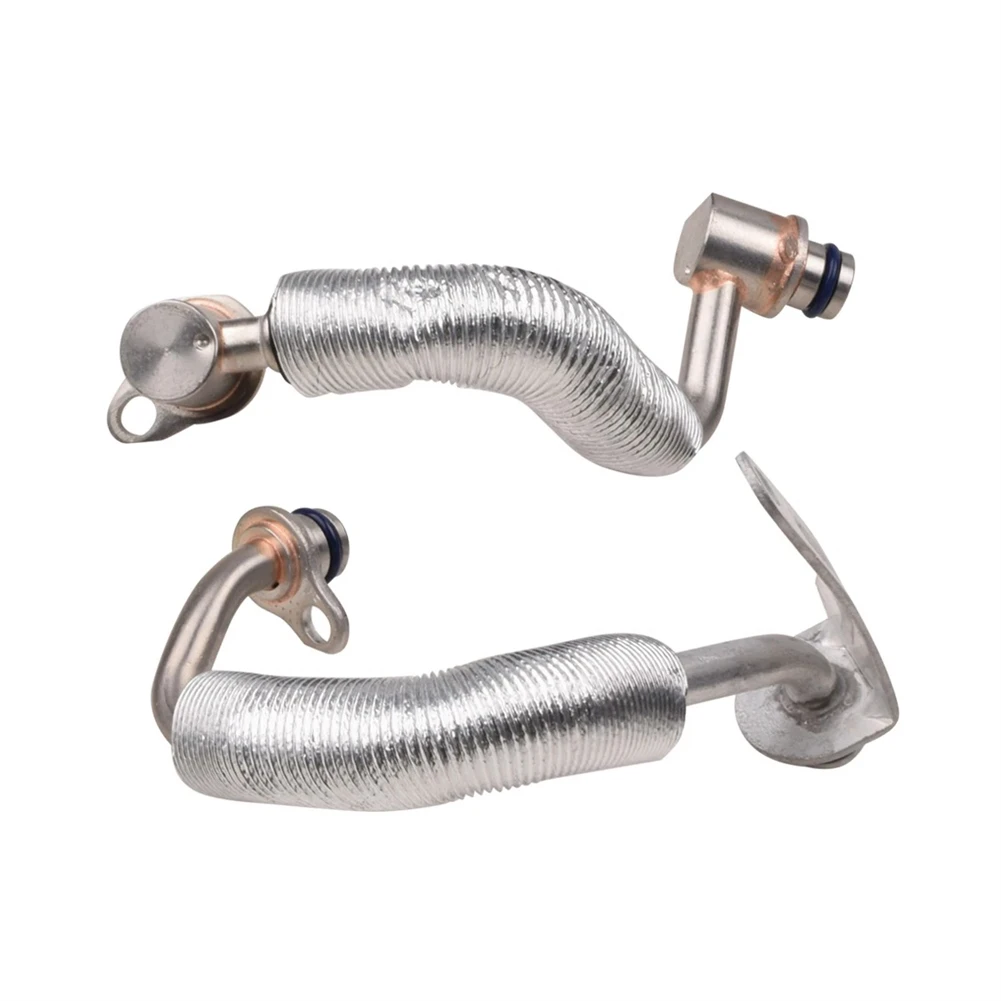 مجموعة أنابيب خرطوم المبرد التوربيني مكونة من 2 لسيارات BMW 320i 328i 528i xDrive F30 2 0L 2011 2018 بديلة مع OEM 11538663516 11538663517