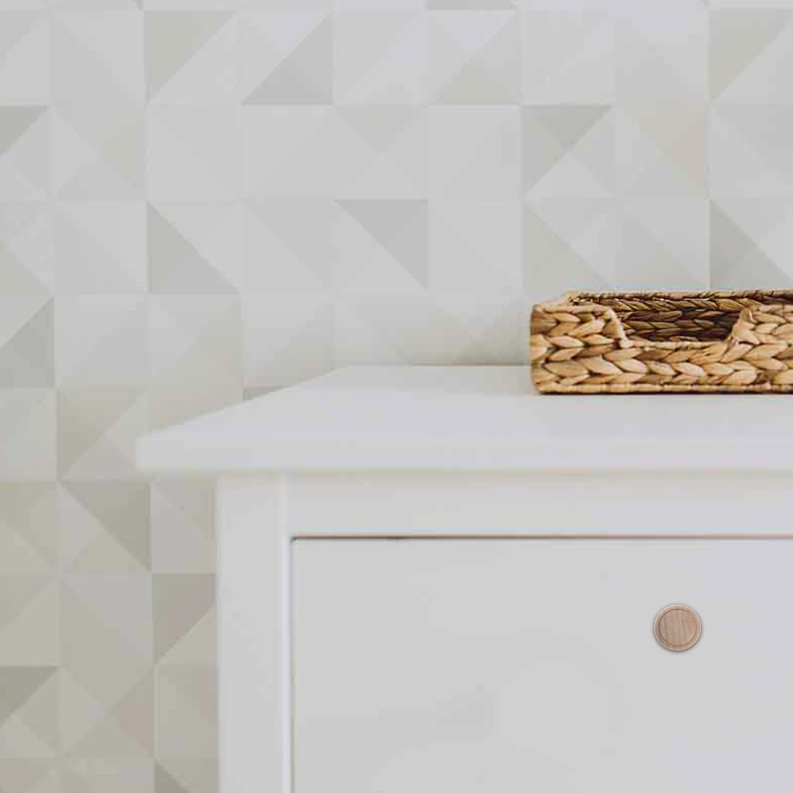 

10pcs Solid Wood Drawer Pulls Round Natural Wooden Handles For Cabinets Dressers Wardrobes Furniture Hardware Wooden Cabinet