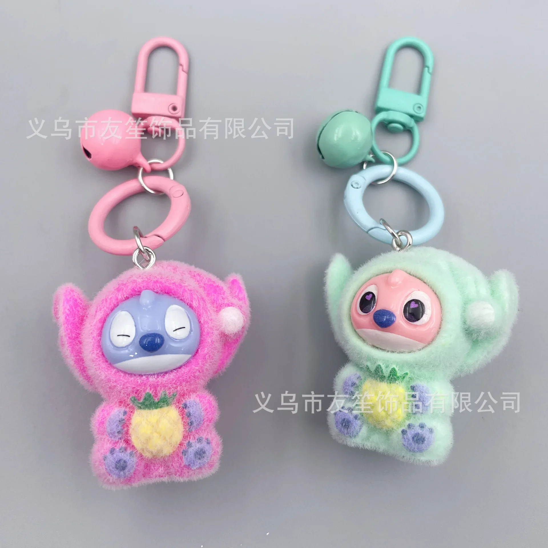 Stitch Eat Some Thing Before Sleep Series จี้ไวนิล Stitch กล่องตาบอดจี้พวงกุญแจตุ๊กตาน่ารักตุ๊กตาปุยของขวัญแปลกใจ