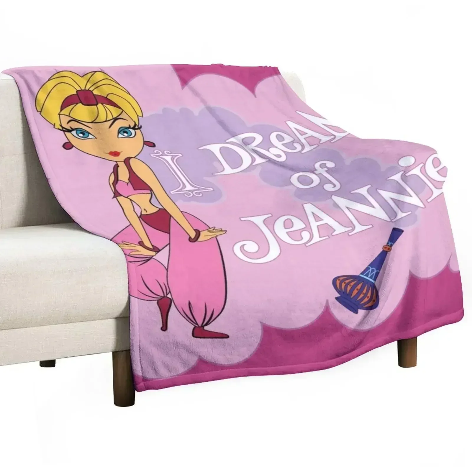 

I Dream of Jeannie 4 Throw Blanket Foldable Soft Warm Blanket for Outdoor Use
