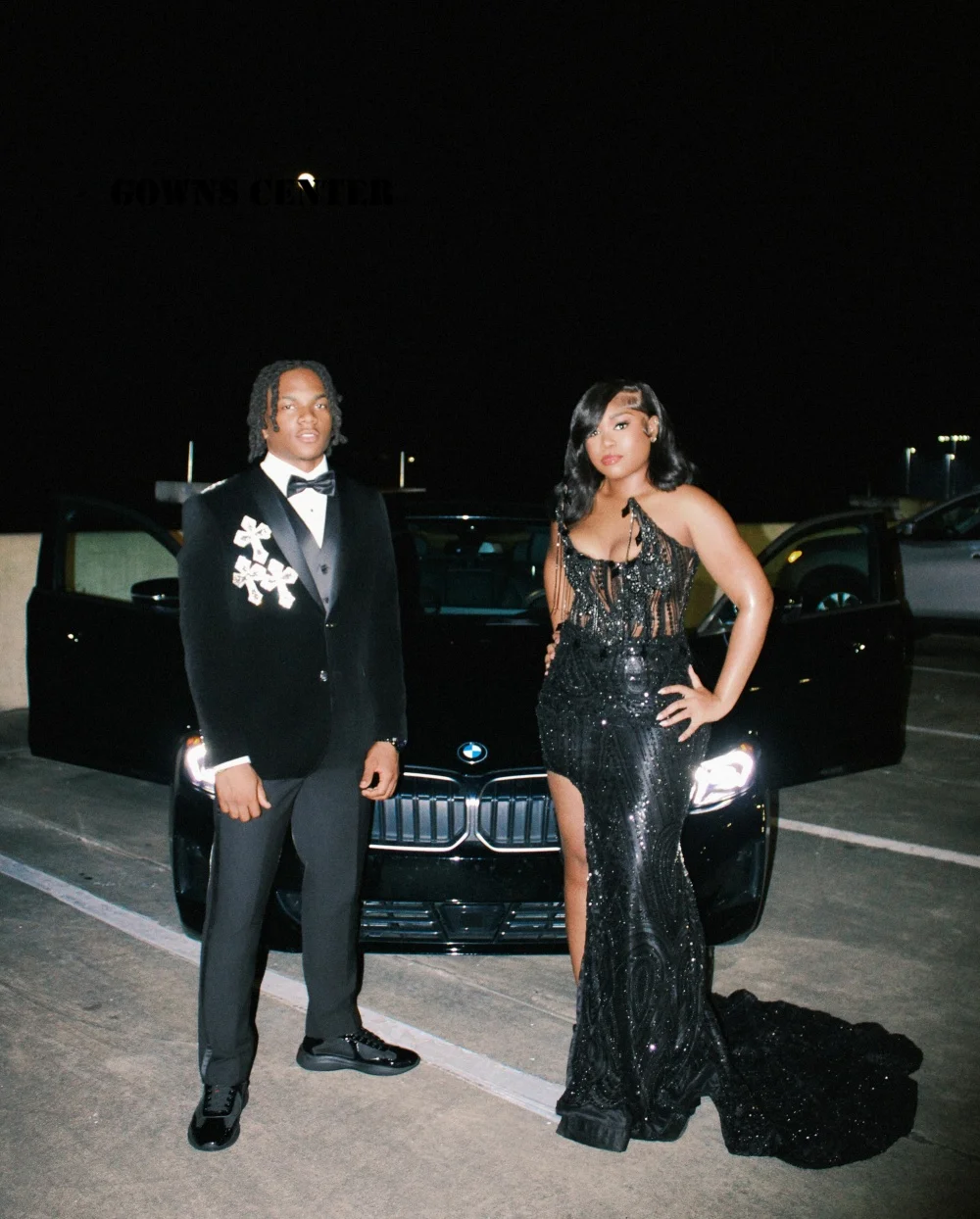 

Fashionable Black Prom Dresses For Blackgirls High Split See Thru African Cocktail Party Gowns Mermaid Formal Gown Customized