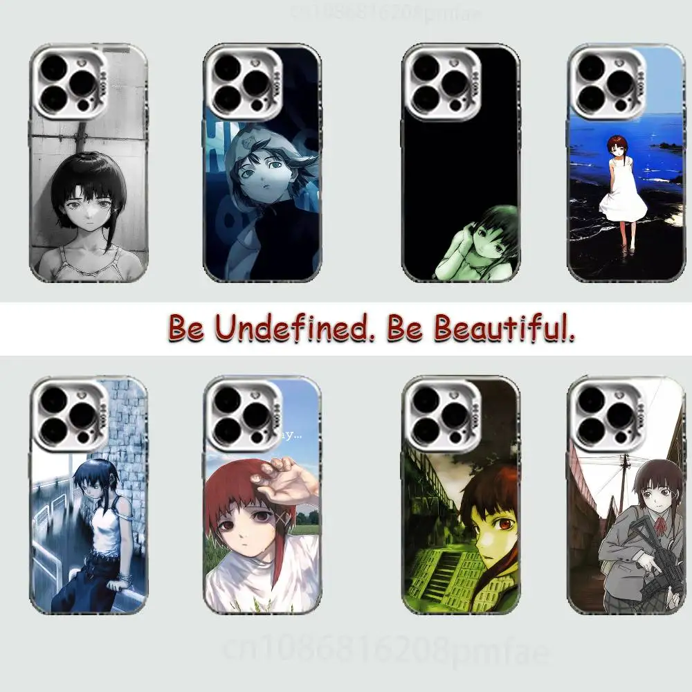 

S-Serial E-Experiments L-Lain Hard Phone Case for IPhone 17 16 15 14 13 12 11 Pro Max Plus16E X XR XS Max shockproof Full Cover
