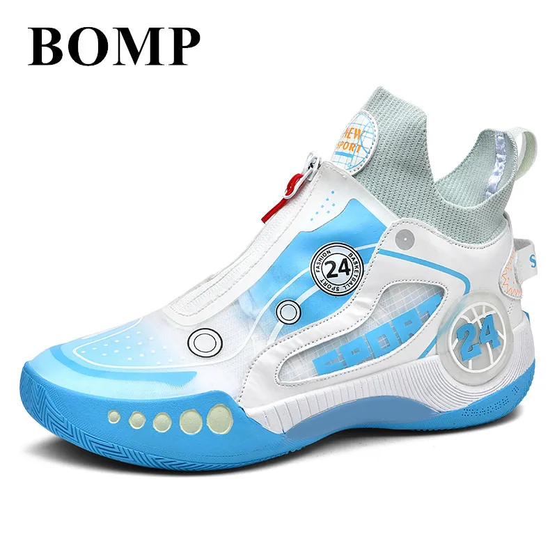 High Top Cushion Basketball Shoes Man High Quality Comfort Training Mens Basketball Sneakers Breathable Non-Slip Male Sneakers