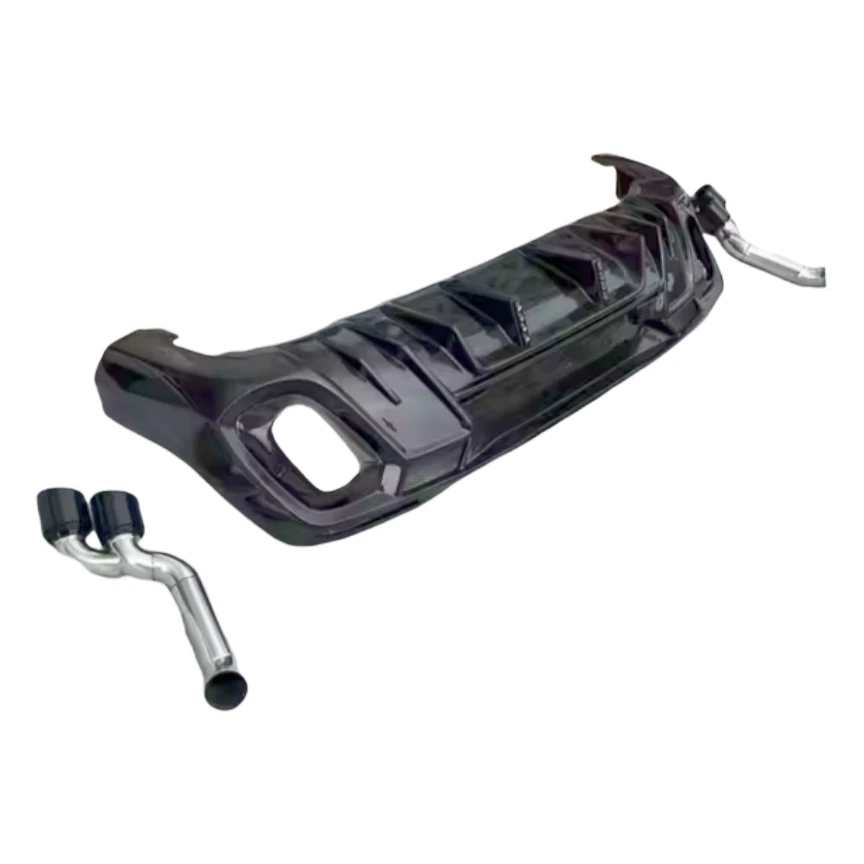

For Mercedes Benz GLE Coupe W167 C167 Rear Bumper Lip Appearance Upgrade Carbon Fiber Brand New Rear Lip Exhaust Outlet Good Fit